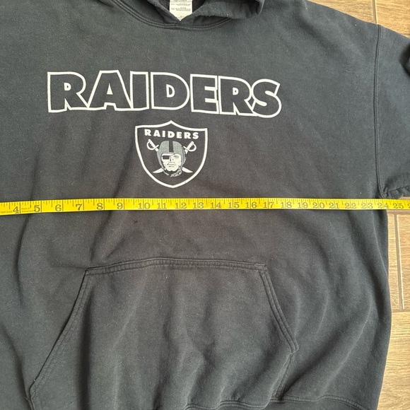 Oakland Raiders Hoodie Sweatshirt   Size XL - Picture 7 of 8